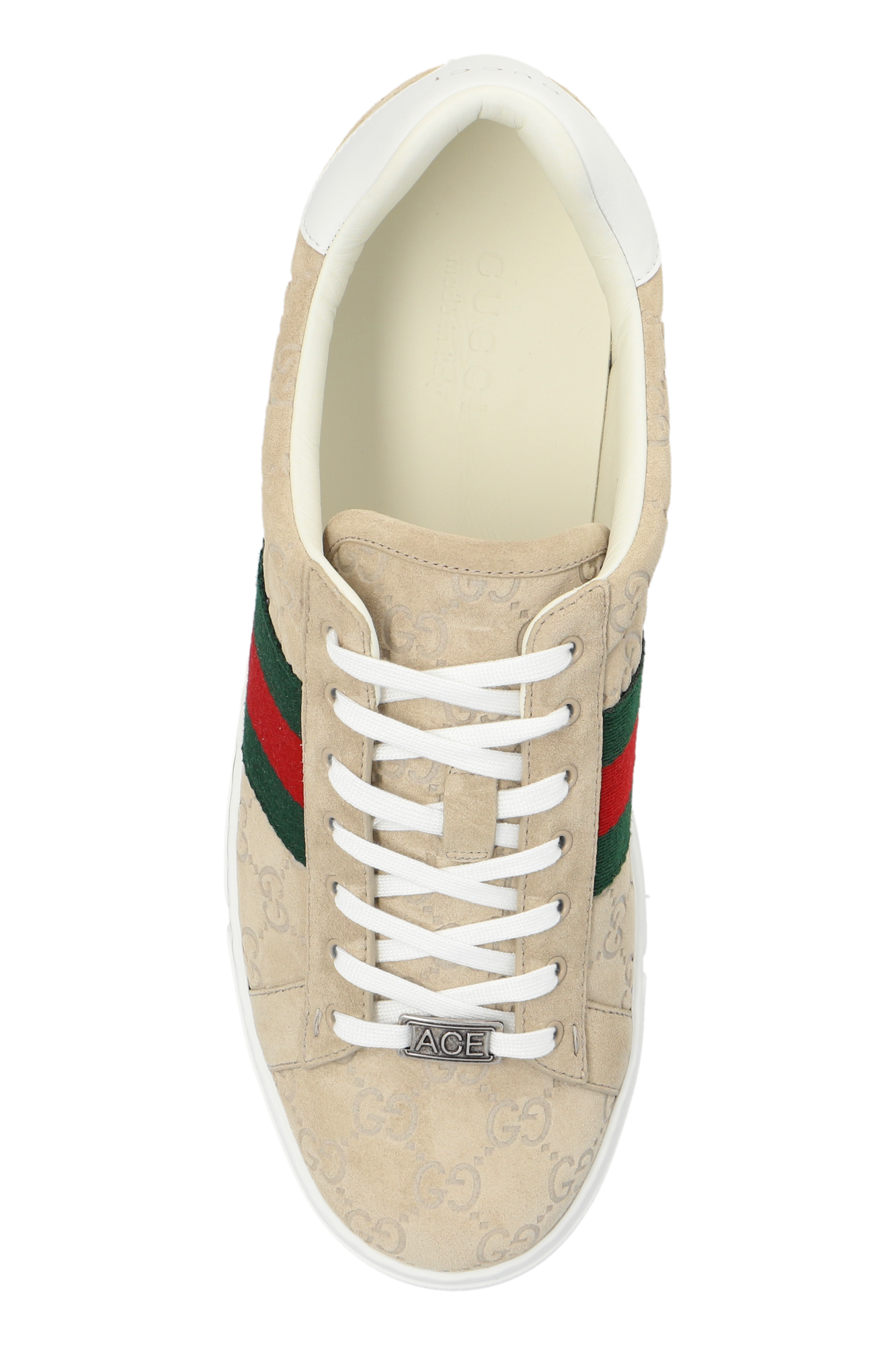 Beige Trainers Ace Gucci Vitkac GB